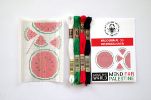 Vannløselige broderimaler: Mend The World - Mend For Palestine 3