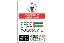 Load image into Gallery viewer, PDF Broderimaler: Mend The World - Mend For Palestine 1 NEDLASTBAR
