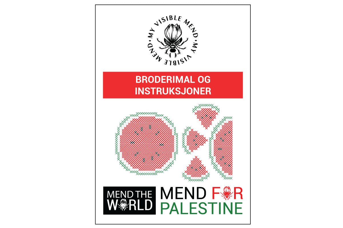 PDF Broderimaler: Mend The World - Mend For Palestine 3 NEDLASTBAR