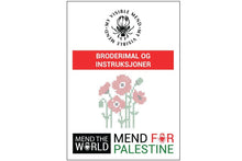 Last inn bildet i Galleri-visningsprogrammet, PDF Broderimaler: Mend The World - Mend For Palestine 2 NEDLASTBAR
