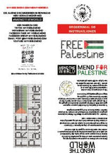 Last inn bildet i Galleri-visningsprogrammet, PDF Broderimaler: Mend The World - Mend For Palestine 1 NEDLASTBAR
